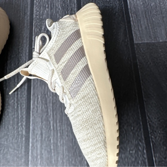 Adidas Cloudfoam Running Shoes HWI 28Y001 Size 8 Women’s Off White/silver - Picture 5 of 11